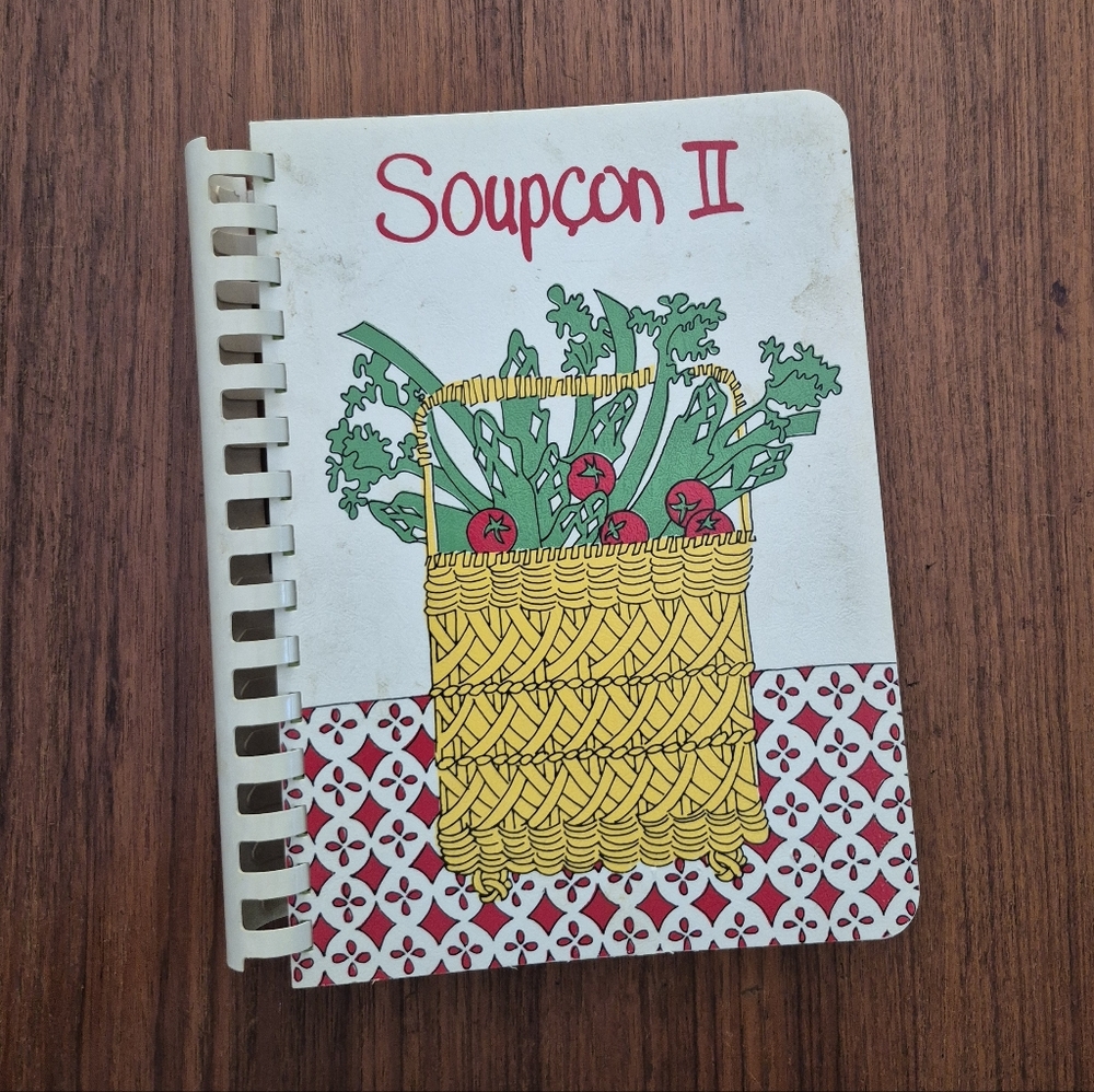 Vintage Spiral-Bound Soupcan Recipe Book